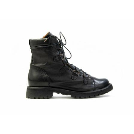 Fiorentini+Baker, Lace-up Boots Zwart, Dames, Maat:38 EU,rubber