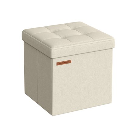 Rootz sædekiste Ottoman - Opbevaringsskammel - Fodstøtte - MDF polstret - 30 cm x 30 cm x 30 cm
