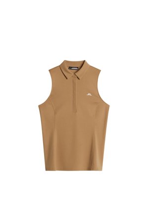J.Lindeberg - Golf - Dena Sleeveless Top - Brown - - S