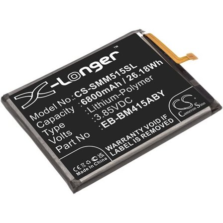 Batteri till SmartPhone, Mobil för Samsung Galaxy M51, SM-M515, SM-M515F/DSN