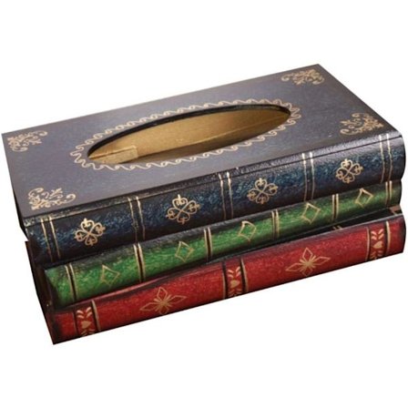 Serviettboks Holder, Serviettboks Beskyttelse Serviett Holder Tre Serviettboks Dispenser for Hjemmekontor Bil Serviettbeskyttelse Blå