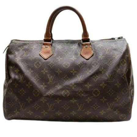 Louis Vuitton Vintage Pre-owned Canvas louis-vuitton-Tass , Bruin , Dames , Maat: ONE Size Vintage Tassen