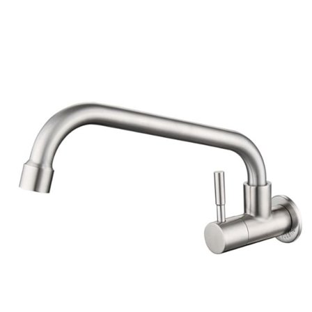 SUS304 rustfrit stål enkelt koldt vandhane