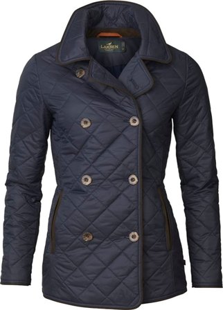 Laksen Women ́s Bath Quilted Jacket Jaktjackor Varmfodrade Blue S