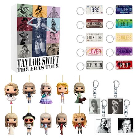 Julmusikälskares Adventsnedräkningsdekoration 24 Dagar Julnedräkningskalender DIY Smyckestillverkningssats Present 22 Charm Beads Hängande för