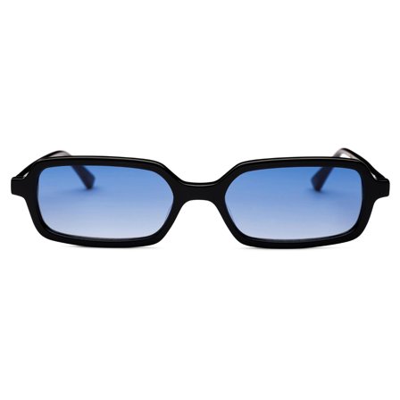 MessyWeekend | Gafas de sol en negro y azul degradado MILO para hombres - Gafas de sol cuadradas