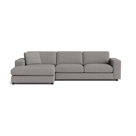 Oasis chaiselong sofa, venstrevendt - Loop Grå - 294x151x79 - Sofa, chaiselong
