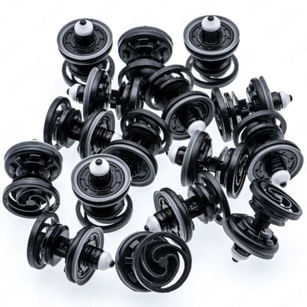 60 stk. Bilbeklædningsclips til VW Passat Tiguan Audi A6 A8 TT 6Q0868243 Inddørsdørpanelfastgørelser