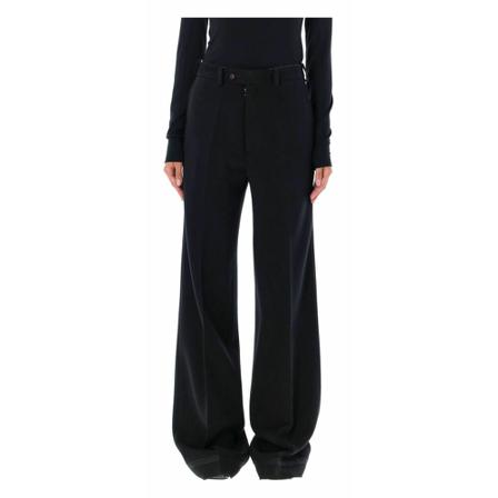 Maison Margiela, Wide Trousers Zwart, Dames, Maat:S