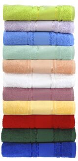 Håndklæde 50x100 cm Abrikos - Duftin