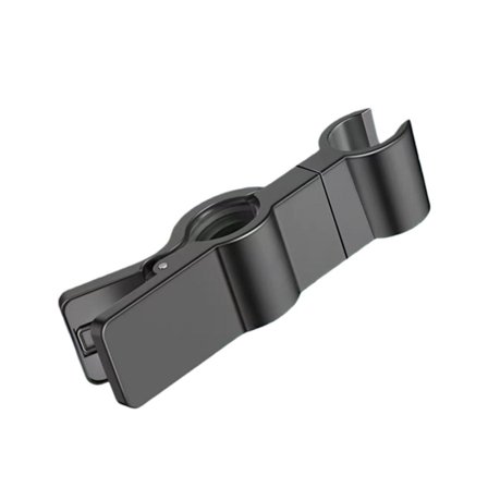 Klikattava sinkkiseos suihkuteline ilman porausta, 360° säädettävä, suuri kantavuus Gray