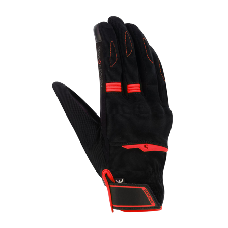 Bering Fletcher EVO Motorcycle Gloves Black/Red XL