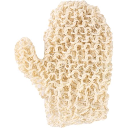 Eksfolierende jutehanske, Eksfolierende taglhanske, Sisal dusjhansker, Flettet skrubbhanske Eksfolierende hudhanske, Naturlig kroppsskrubb, Massasje