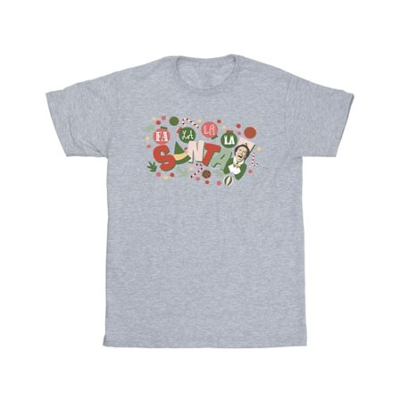 Elf Herr Santa Fa La La T-shirt S Sports Grey