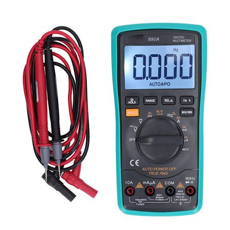 Multimeter Digital Display Elektrisk Voltmeter Tester Amperemåler Verktøy for Måling
