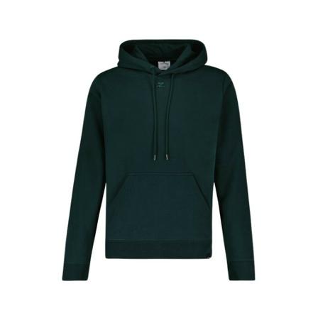Courrèges Fleece Hoodie in Green Cotton Grøn, Herre