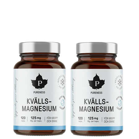 2 x Kveldsmagnesium 120 kapsler