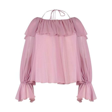 Blumarine Shirt Pink, Dame Bluser, Størrelse: XS