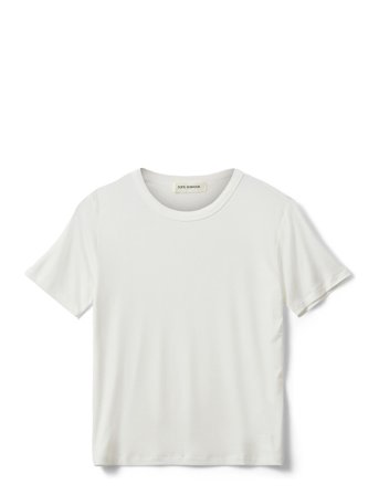 Sofie Schnoor Young Nataliasy Rib T-Shirt - White - 164