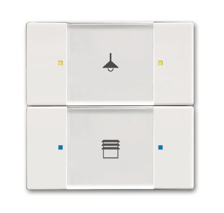 ABB Impressivo 6116-0-0209 Painike 4 ohjauspistettä valkoinen, Kytkimet & pistorasiat