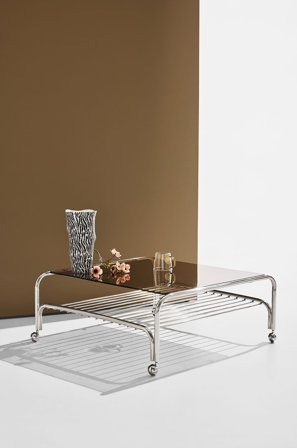 Pastill - Cleo soffbord 85x85 cm - Krom - Soffbord - Från Homeroom