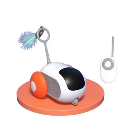 Smart kat legetøj bil interaktiv kat legetøj bold automatisk rullende fjernbetjening legetøj bil