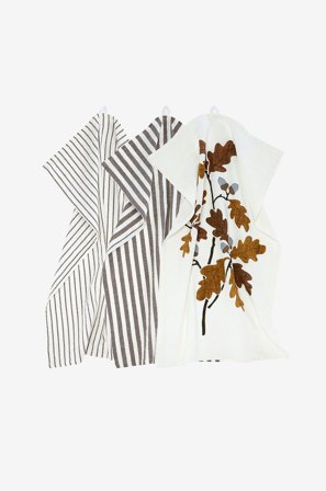 Svanefors - Viskestykke Gaby 3P - Brun - Viskestykker - 47X70 - Fra Homeroom