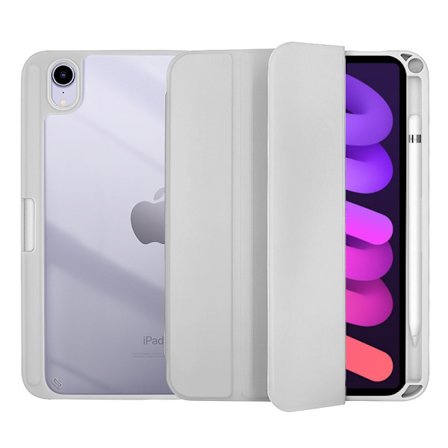 Stilfuldt etui til iPad 10,2 tommer 789 grå blød kant