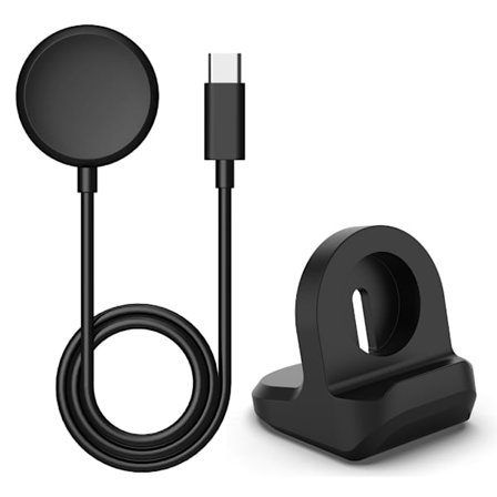 Magnetisk laderstativ lader strømbrakettadapterholder for Pixel Smartwatch