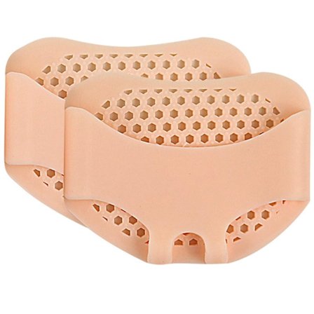 Jalkapöydän pehmusteet metatarsalgia-pohjallisten teknologialla, silikoninen jalkaterän suojus paineen tasaamiseen, pestävä ja uudelleenkäytettävä 