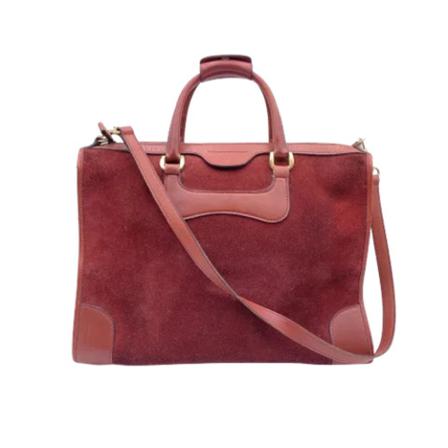 Gucci Vintage, Pre-owned Suede gucci-bags Rood, Dames, Maat:ONE Size,leer