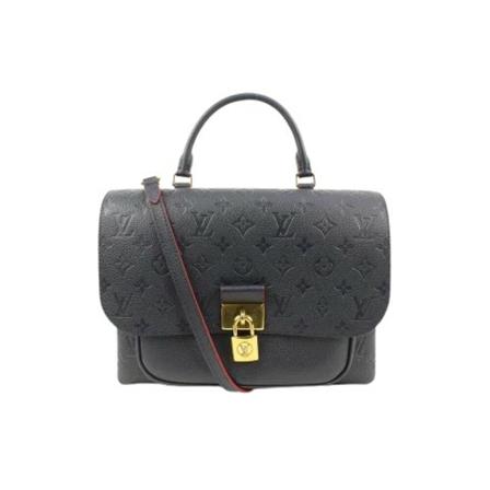 Louis Vuitton Vintage, Pre-owned Leather louis-vuitton-bags Blauw, Dames, Maat:ONE Size