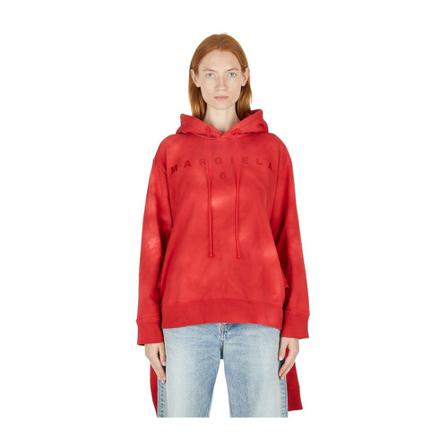 Mm6 Maison Margiela - Hoodies - Röd - Dam - Storlek: Xs, Dam, Storlek: XS