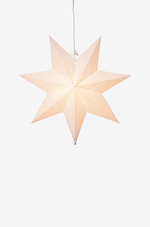 Star Trading - Paperitähti Lysa 45cm - Valkoinen - Valotähdet - - Homeroom
