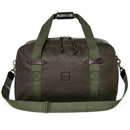 Filson Tin Cloth Medium Duffle Bag Otter Green
