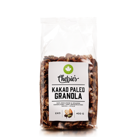 Chelsie s Organic Gourmet Prod Kakao Paleo Granola 400 g