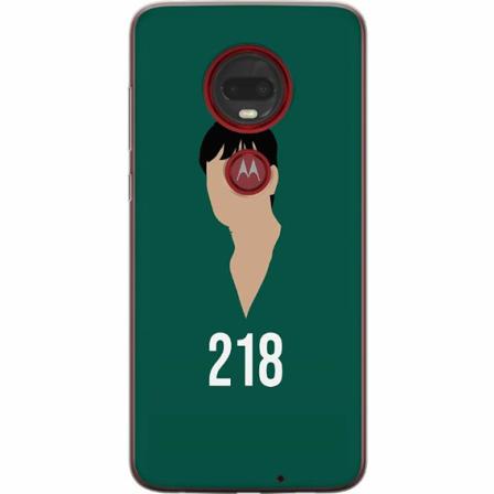 Motorola Moto G7 Plus Genomskinligt Skal Squid Game