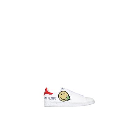 Dsquared2 Smiley Bypell Boxer Sneakers Hvid, Herre, Størrelse: 40 EU