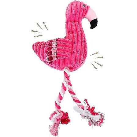 Mjuk hund leksak, pipig hund leksaker interaktiva plysch hund leksaker med skrynkligt papper, söt hållbar hund Ch