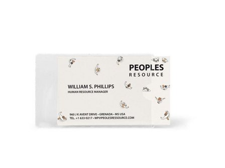 DJOIS Visitkortsficka självhäft. 60x95mm 10/fp - Lyreco - Kontorsmaterial - Till skrivbordet - Visitkortspärmar