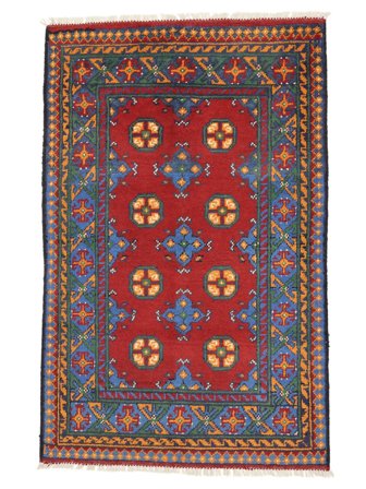 76X114 Tapis Afghan Fine D'orient (Laine, Afghanistan) Carpetvista