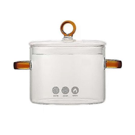 Glas Direktnudelgryta Ugnsformar Kastrull Rostfri Kastrull Med Lock Soppgryta