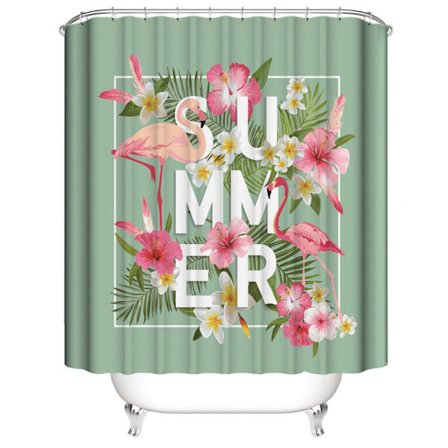 Flamingo Duschdraperi 180*180 cm, Duschdraperi