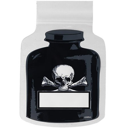 CACAS Godteposer dødningehode Halloween 15stk