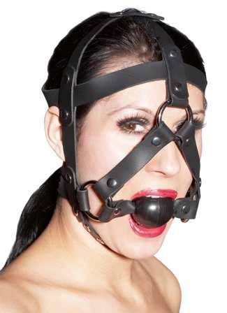Huvudsele med Gagball - Vuxen.se - Mouth gag, munkavel