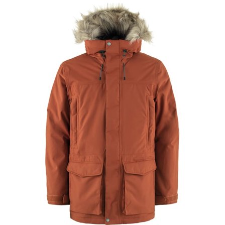 Fjällräven Nuuk Lite Parka XS - male - Autumn Leaf/Brun - Parkas