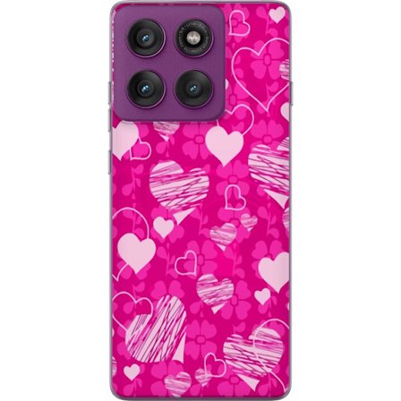 Yhteensopiva Puhelinkuori Motorola Motorola Edge 60 Pro PopSydänKuviointi