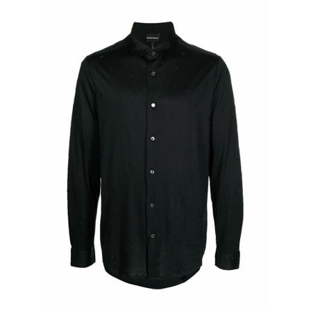 Emporio Armani, Shirt Blauw, Heren, Maat:M