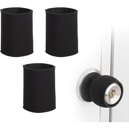 3 stk. Dørknopbeskyttere, Runde Dørknopbeskyttere Bløde Dørknopbeskyttere Anti-brænd Dørhåndtag Pudeovertræk til Dørbeskyttelse Sommer og Vinter