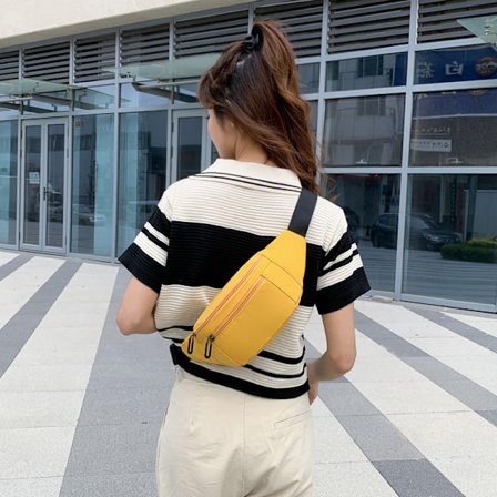 (Gul) Säkerhetsstad Fanny Packs för resor Vandring Män Kvinnor, Sport Cykling Ryggsäck Midjeväska Fanny Pac